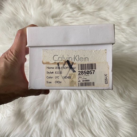 Calvin Klein ivory leather flats, 9 - Picture 2 of 6